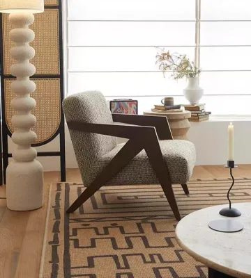 Modern Luxury Midcentury Design Wooden Armchair for Family Terrace Garden Dining Apartment Use for Living Room and Bedroom