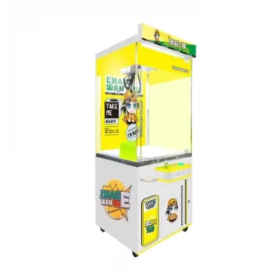 Mini Coin-Operated Arcade Claw Crane Machine 2-Token Hipster Play 1-Year Warranty English Language Doll Machine