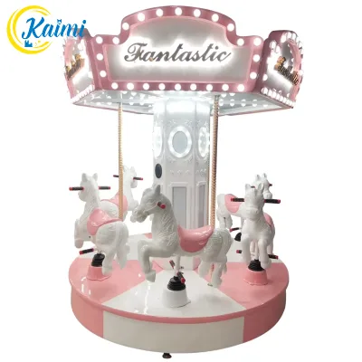 Children's Indoor/Outdoor Merry-Go-Round Amusement Equipment for Playgrounds Shopping Malls Fiberglass+Hardware 5-10 Passengers