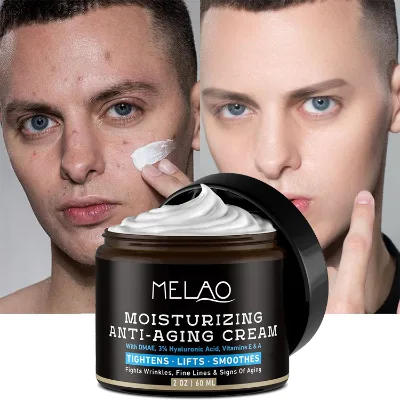 Private Label Men Face Cream Vegan Natural Anti-Aging Wrinkle Moisturizing Herbal Men Face Skin Care Cream