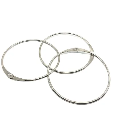 Diy Album Book with Iron Ring Binding Loose Leaf Circle Iron Card Book Rings Activity & Opening Circle Hardware Product