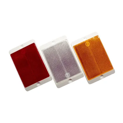 Wholesale Rear Red White clear Reflex Reflectors for Cars Truck Trailer