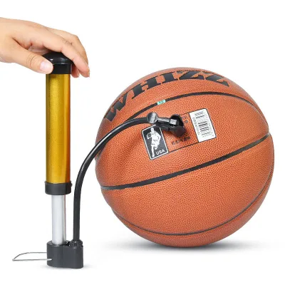 FAST BEE Steel Portable Manual Air Pump Durable & Lightweight for Inflating Footballs Basketballs Volleyballs Bicycle Tires