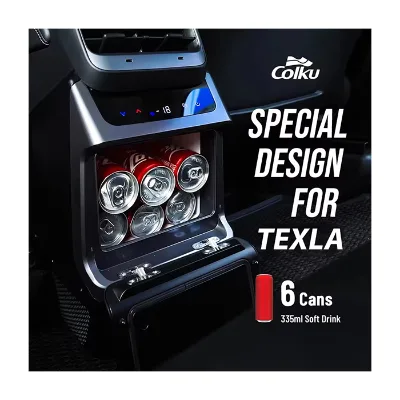 DC Compressor Mini Car Rear Seat Refrigerator Refrigerator Hot and Cold Function Car Refrigerator Tesia My-5 Special