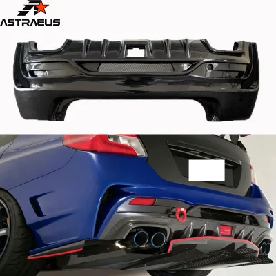 FRP Material Rear Bumper for 15-21 subaru WRX S4 VA