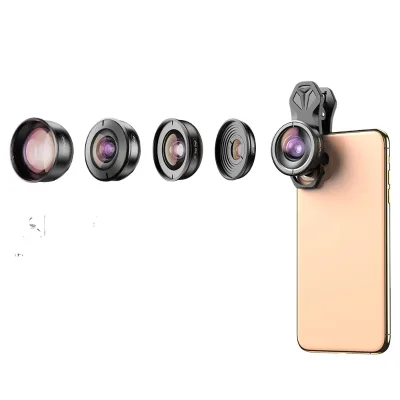 Mobile Photography Lens Kit 5 in 1 Phone Camera Accessory for Vlogging Travel Content Creation and Product Shots