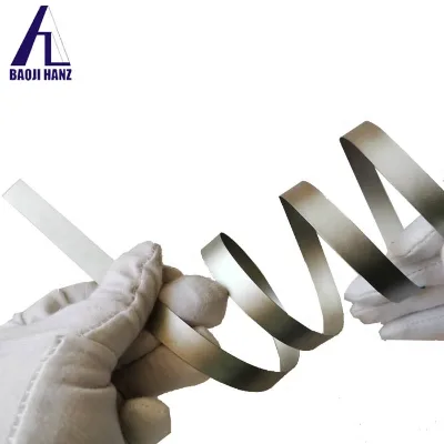 High Quality NiTi Shape Memory Alloy Thickness Between 0,4 to 0,5mm and with Width of 1,5mm Nitinol Tape