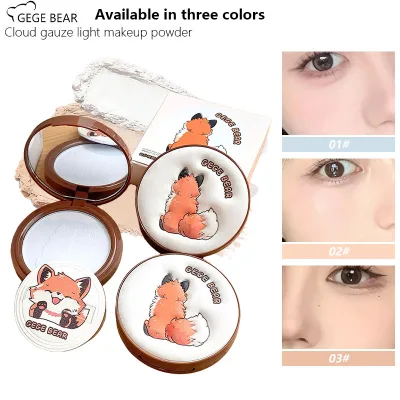 GEGE BEAR OEM ODM OBM GEGE BEAR Cosmetics Cute Natural Brighten Matte Finish Whitening Oil Control Waterproof Setting Powder