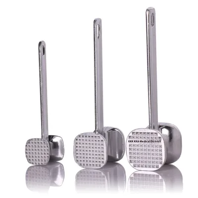Large Double-Sided Meat Beef Hammer Household Metal Tool Aluminum Alloy Steak Hammer Wholesale