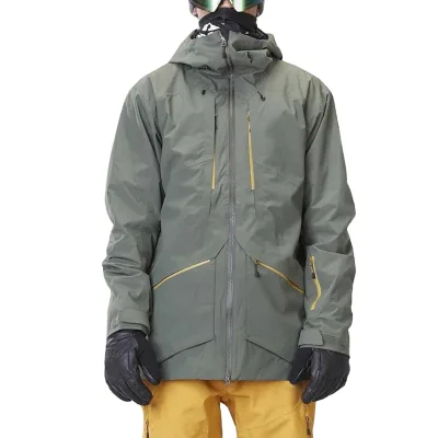 Customized Lifestyle Ski Jacket Durable  Skiing Jacket Waterproof Jacket Hood Ski Snowboard