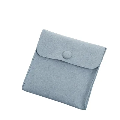 Wholesale Luxury Microfiber Jewelry Pouches With Custom Logo Insert Pad for Earrings Necklace Premium Container Gift Bags
