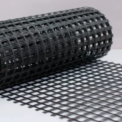 Ultrasonic Welded Steel Plastic Geogrid Steel Plastic Grid for Airport Yard Road Widening Subgrade Reinforcement