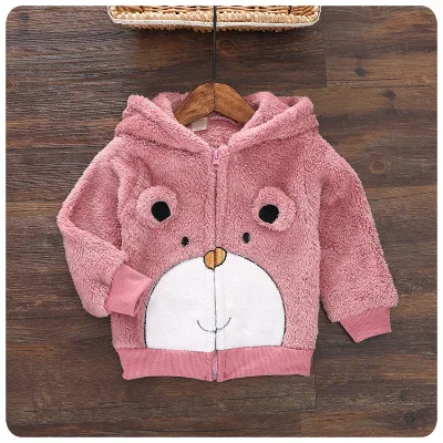 Wholesale Kid's Animal Pattern Autumn Windbreaker Jackets Polyester/Cotton Waterproof Alibaba Stock