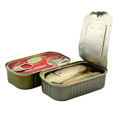 OEM/ODM Available Hot Selling 125g Moroccan Canned Sardine Salt Preserved Fish Vegetable Oil Hot Selling Canned Sardine Morocco