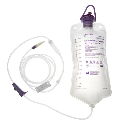 Custom CE ISO Medical Certification Enfit Enteral Feeding Bags Set