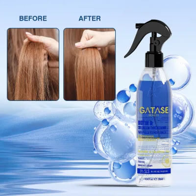 Biotin Collagen Two-phase Leave-In Conditioner 296ml Deeply Moisturizing Nourish Hair Mist Spray Protection and Anti-Frizz
