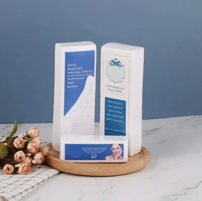 Nonwoven Facial Waxing Paper Strips with Packiging for EU Women and Men