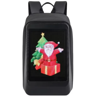 A80 Customizable Outdoor People Backpack with Full-Color LED Display Popular Fashion for Roadside Walking