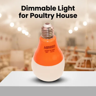 Agrieso AGL01 Orange/White Dimmer Light Bulbs E27 IoT Controller 220V/380V 7W New Poultry House