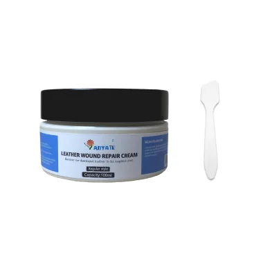 100ml Leather Wound Repair Cream Flexible with Applicator Fill in the Smoke Holes and Tears in the Sofa