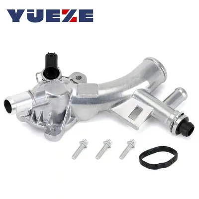 Aluminum Coolant Water Outlet Thermostat Housing 25193922 55565334 for Buick Encore 1.4L 2013-19 for Chevy Cruze 1.4L 2011-16
