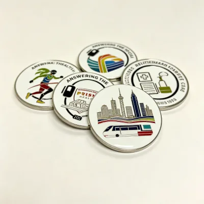 Baseball Challenge Coin Custom Field Design UV Printing Plated Die Struck Sport Commemorative Metal Medal for Local Leagues