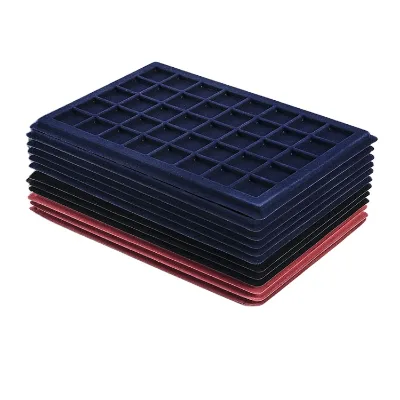 Glary Aluminum Coin case Trays for Coins Collection Transport Keep in Position