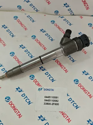 Original Common Rail Injector 0445110581 0445110582 33800-2F600 for Kia Sportage 2.0 0425