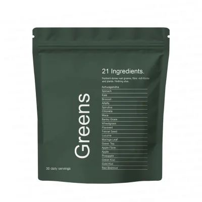 OEM Daily Supplement Superfood Greens Powder Fiber Supplement Health for Gut With Probiotics & Spirulina 150 Gram