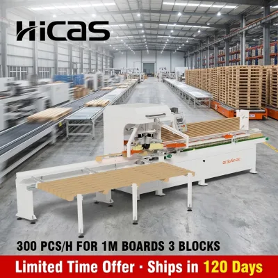 SF9020 Automatic Euro Pallet Block Feet Making Machine 300pcs/h Programmable Spacing Yaskawa Servo Banner Sensor Sie PLC CE