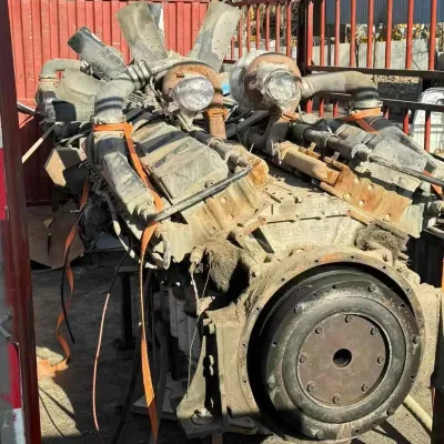 Cummins Advance 4 Stroke Gearbox with K38 Kta38-M Series M1000 1100 1200 1350hp Used Marine Diesel Engine for Boats and Ships