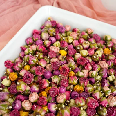Colorful DIY Epoxy Resin Rose with Hook Natural Mini Roses Manual Kit Handmade Tool