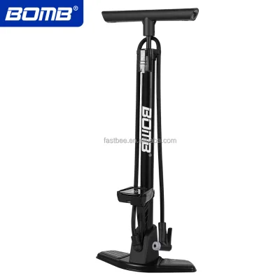 BOMB Portable Bicycle Pump Plastic Steel Hand Pump for Bike Floor Pump