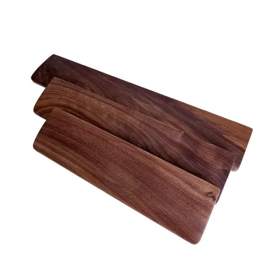 Walnut Wood Wrist and Palm Rest Ergonomic Design Mechanical Gaming Keyboard Tenkeyless Stain Resistant