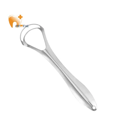 Too Care Kids Portable Stainless Steel Tongue Scraper Set Kid-Friendly Design Improves Oral Hygiene Home Use