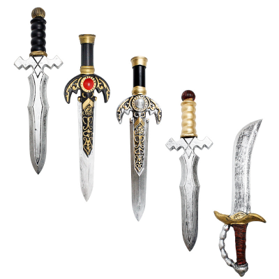 Spot PU Simulation Weapons Retro Dagger Toy Knife Halloween Cosplay Film and Television Show Photography Props