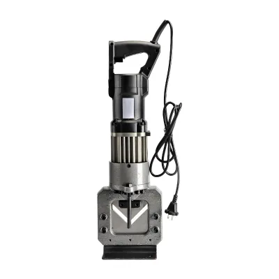 portable hydraulic angle steel cutting machine JC-63, integral iron shearing, processing