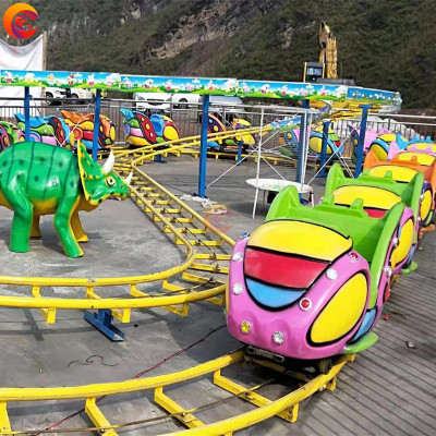 Outdoor Play Equipment Amusement Park Rides Children Climbing Car Convoy Car Mini Shuttle Electric Train