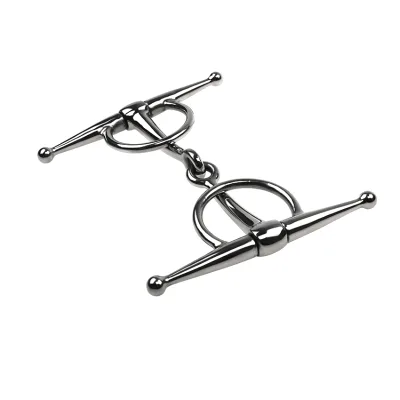 Stainless Steel Full Cheek Bit.Solid Jointed Mouth.Cheek Length:133MM Horse Product Equestrian Equipment BT0602