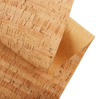INFOCORK Natural Cork Fabric Classic Bamboo Cork Leather for Shoe Handbag Wall Decor DIY, Eco-Friendly Durable,Factory Direct
