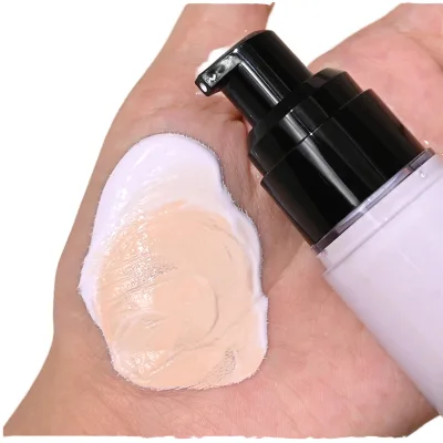Private Label Medium Coverage Vegan Dewy Foundation for Dark Long-Lasting Liquid Waterproof Finish Concealer for Black Women