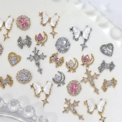 New Arrival 3D Shiny Nail Zircon Rhinestones Luxury Nail Decoration Diamonds Nail Beauty Design Charms
