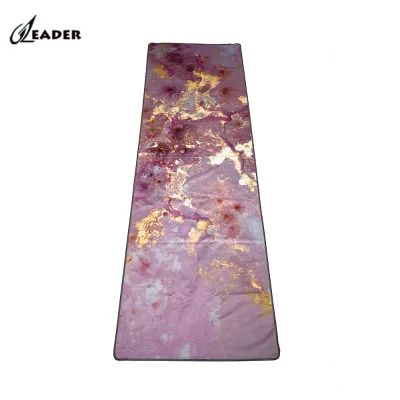 Micro Fiber White Yoga Mat Towel (Anti-Slip)