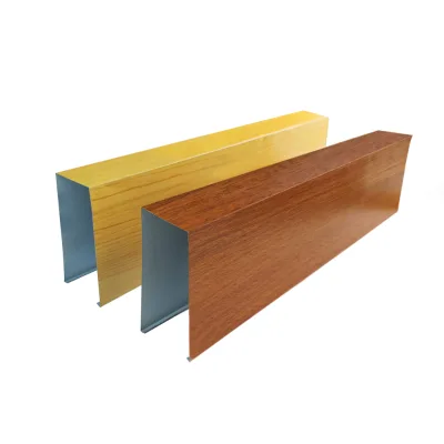 OEM ODM Aluminum Decorative Tube Profile Architectural Aluminum Grille Slat for Building Exterior Wall Ceiling Decoration