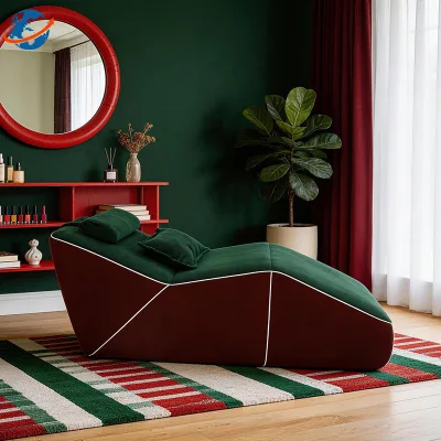 Modern Compressed Massage Table Sofa Bed Set for Workshop Hotel Use High-Density Sponge Vacuum Fabric Salon Furniture