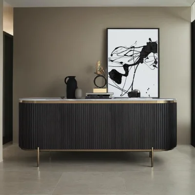 Light Luxury Home Dining Cabinet Marble Entrance Cabinet Living Room Partition Entrance Storage Cabinet
