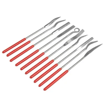 High Quality 10pcs Set 3*140mm Diamond Needle Files for Sharpening & Polishing DIY & Industrial Grade Precision Tools