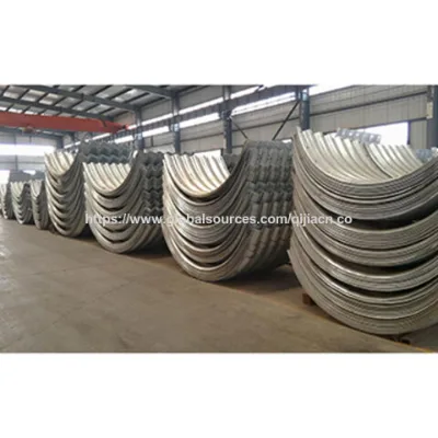 Galvanized corrugated steel structural plates