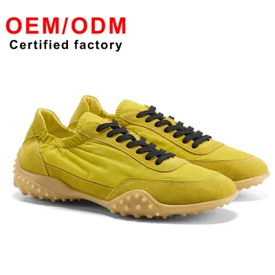 2025 Designer Women's Colorblock Retro Lace-Up Sole Comfortable Walking Style Hiking Outdoor Brand Shoes for Women Casual Shoes