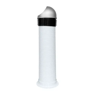 HVAC System Thickened Stainless Steel Indoor Installation White Ventilation Duct Through Wall Mounted Splice Type air Vent